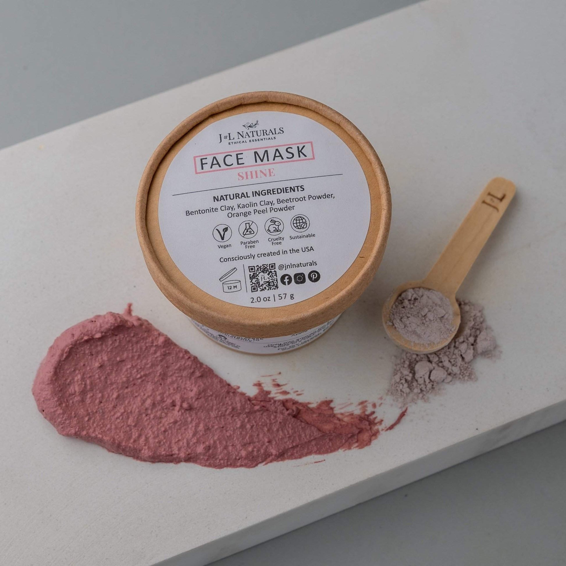 Natural Face Mask - Rosette & Co