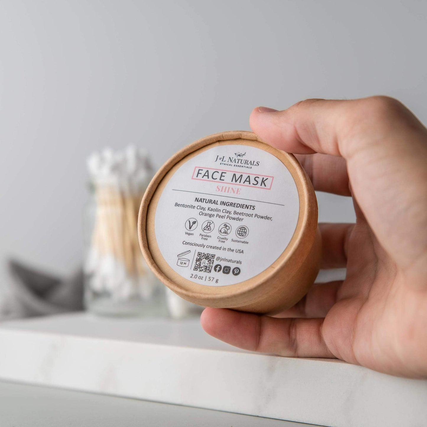 Natural Face Mask - Rosette & Co