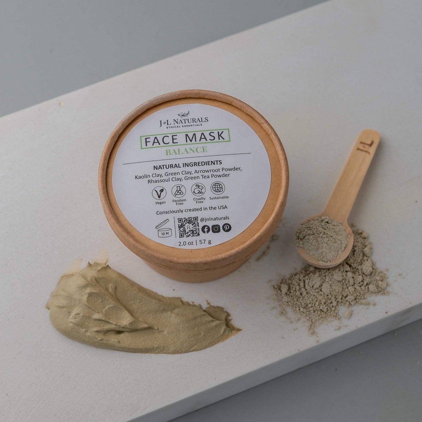 Natural Face Mask - Rosette & Co