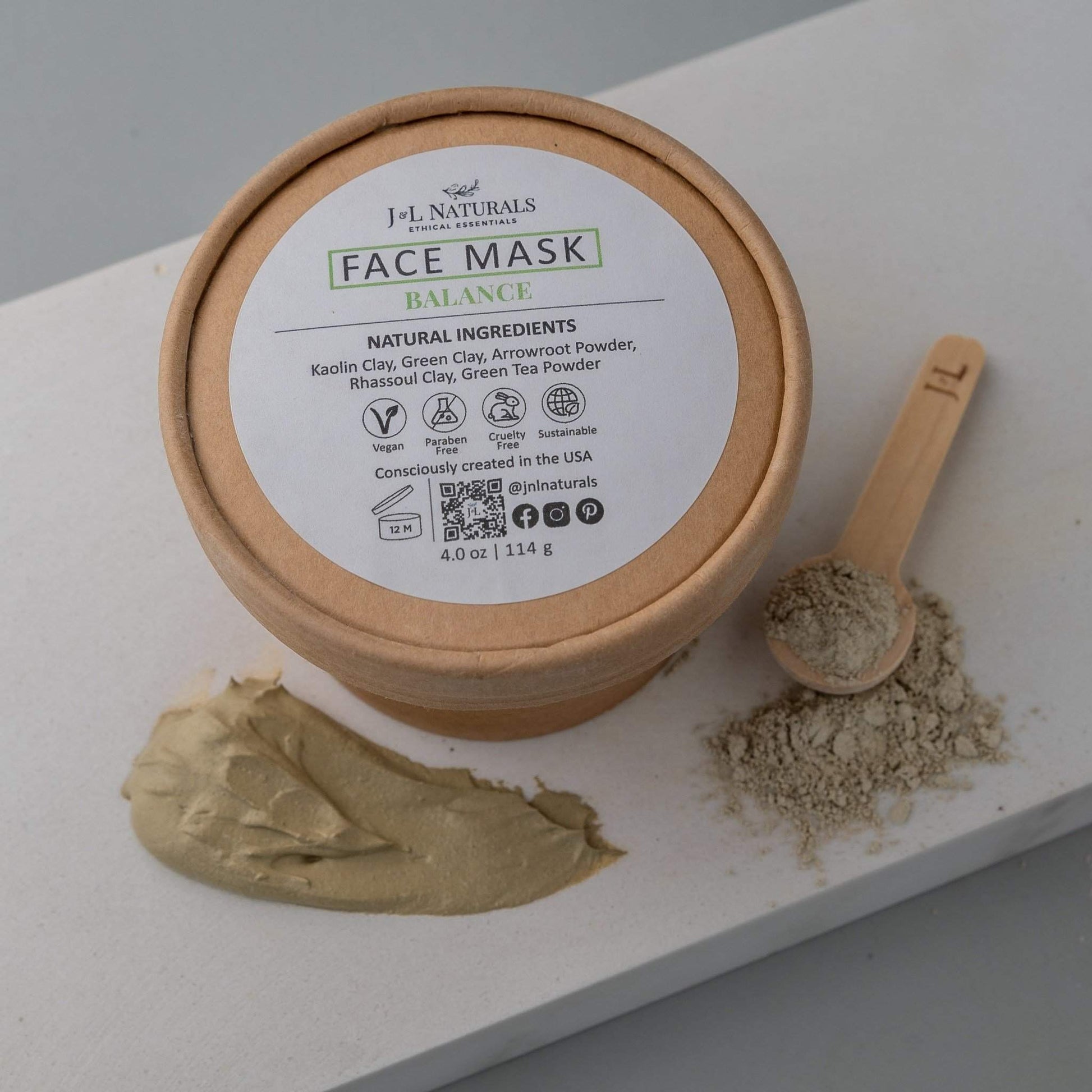 Natural Face Mask - Rosette & Co