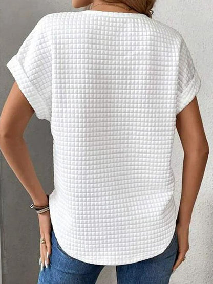 Nelly Round Neck Top - Rosette & Co