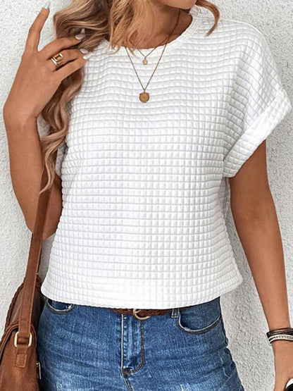 Nelly Round Neck Top - Rosette & Co