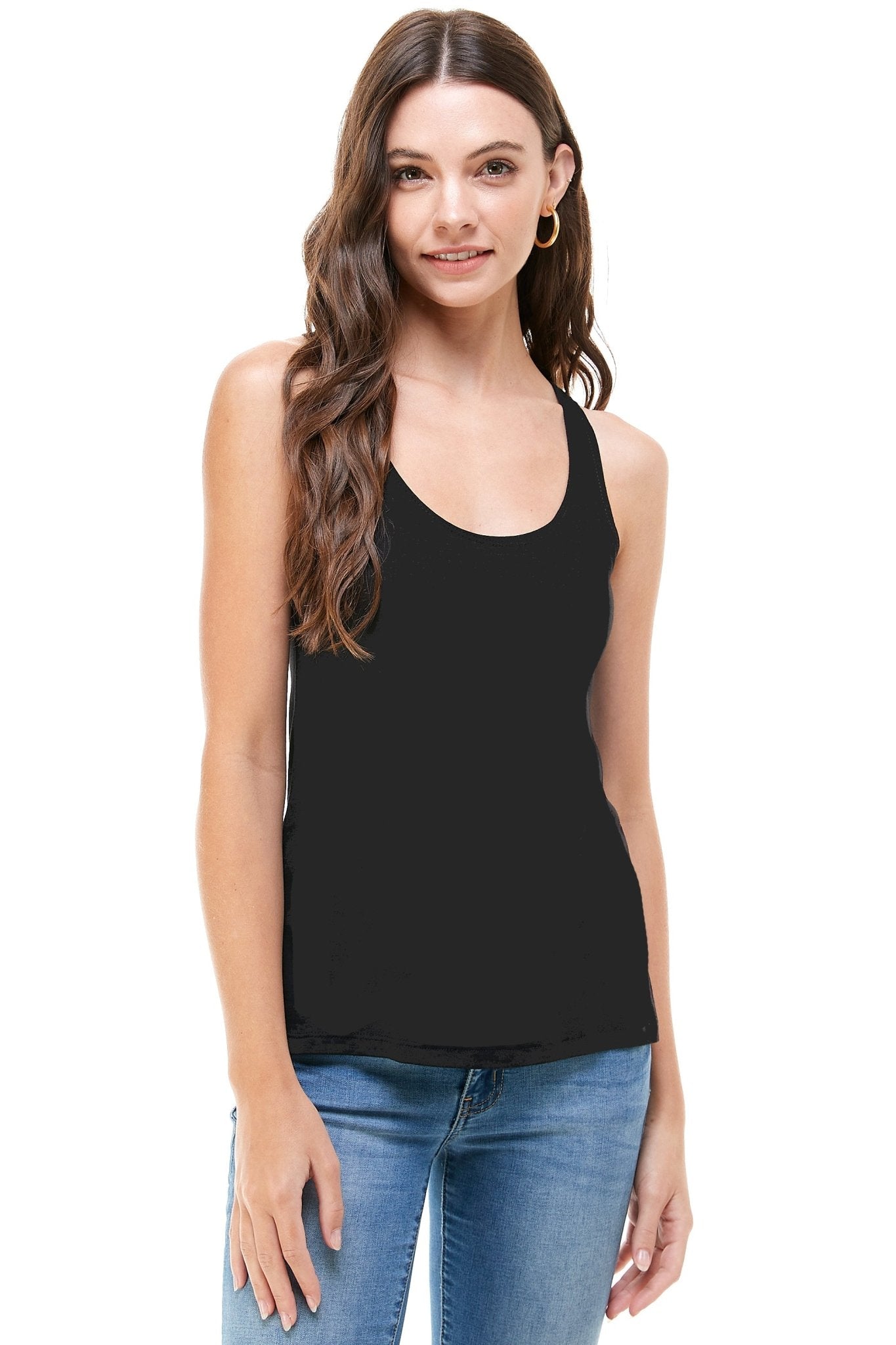 Racer Back Tank Top - Rosette & Co