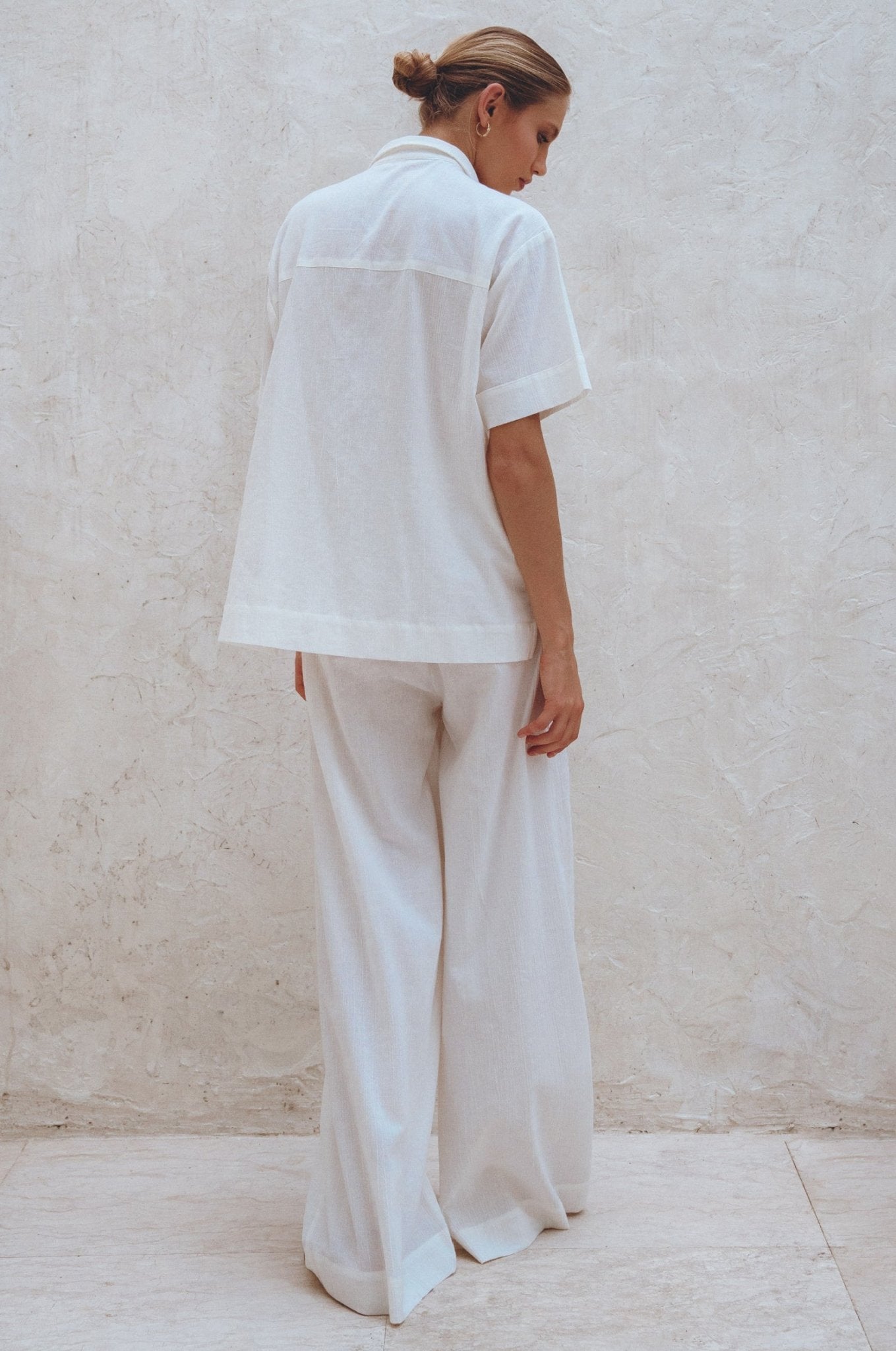 Raya Wide Leg Linen Pants - Rosette & Co