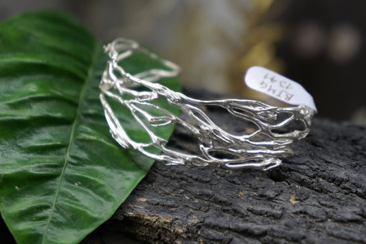 Sterling Silver Branch Bracelet - Rosette & Co