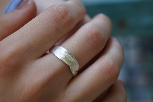 Sterling Silver Olive Leaf Ring - Rosette & Co