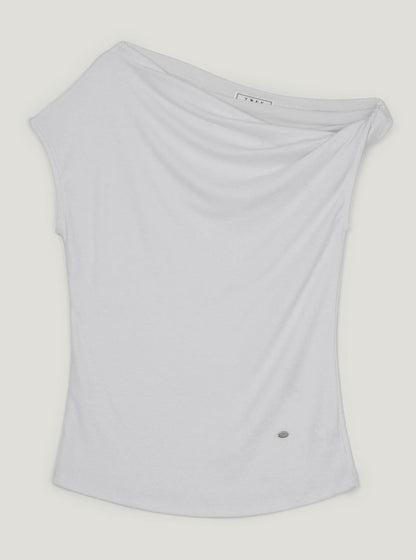 Twisted Asymmetrical Off-Shoulder Top - Rosette & Co