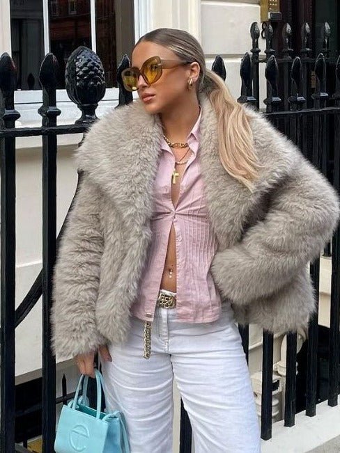 Winter Plush Coat - Rosette & Co