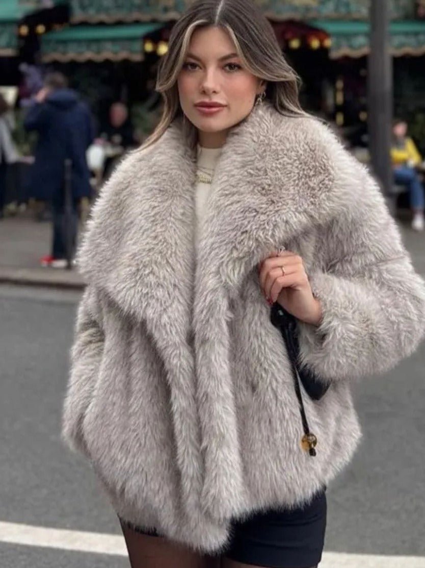 Winter Plush Coat - Rosette & Co